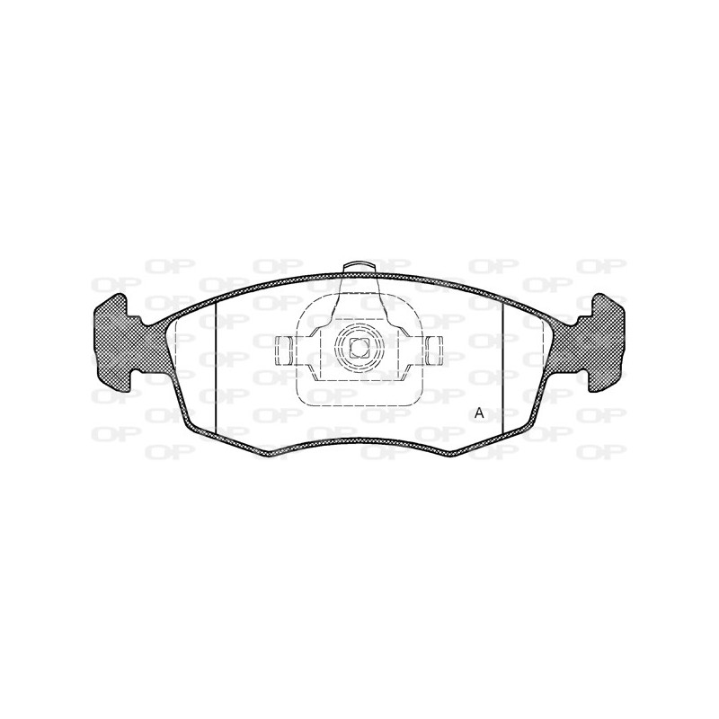 BRAKE PADS OPEN PARTS 1PCS 