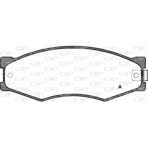 BRAKE PADS OPEN PARTS 1PCS 