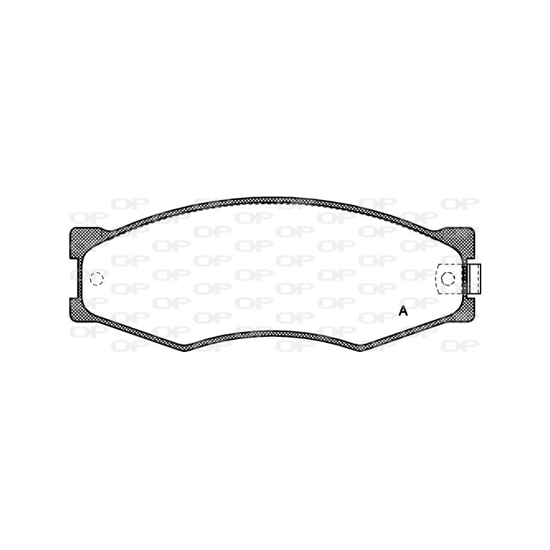 BRAKE PADS OPEN PARTS 1PCS 