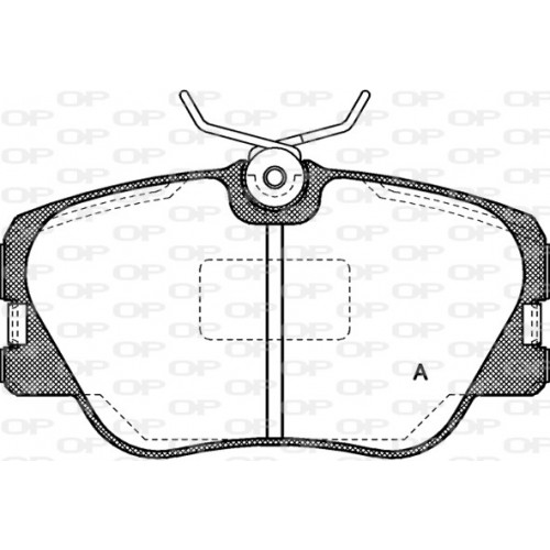 BRAKE PADS OPEN PARTS 1PCS 