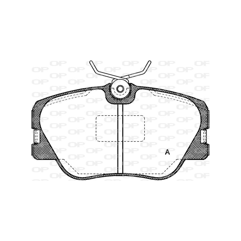 BRAKE PADS OPEN PARTS 1PCS 