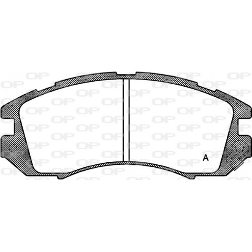 BRAKE PADS OPEN PARTS 1PCS *ESAURIM 