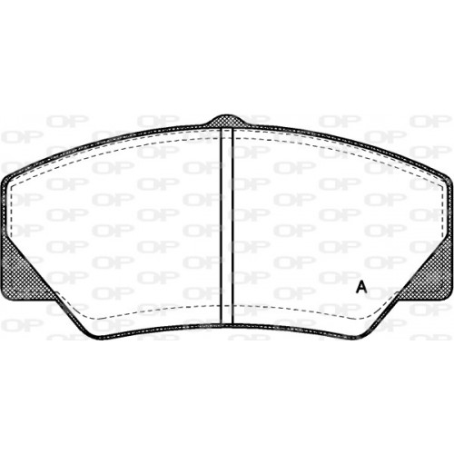 BRAKE PADS OPEN PARTS 1PCS ... 