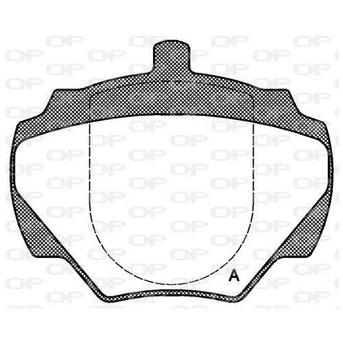 BRAKE PADS OPEN PARTS *ESAURIM 1PCS 