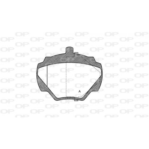 BRAKE PADS OPEN PARTS 1PCS 