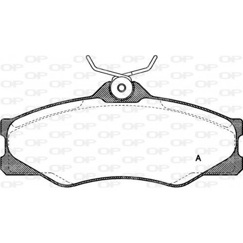 BRAKE PADS OP *ESAURIM 1PCS 