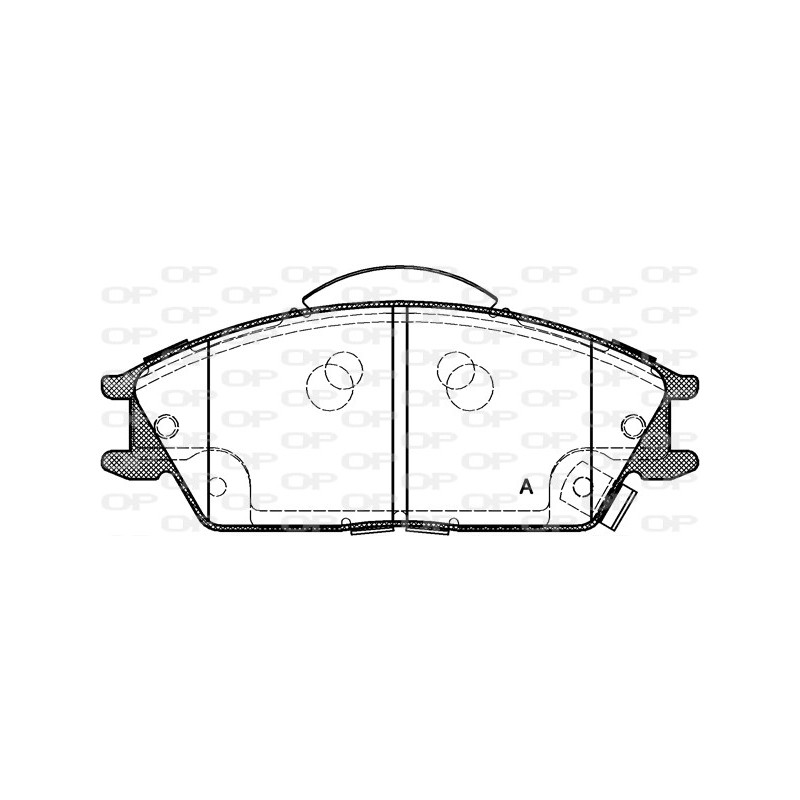 BRAKE PADS OPEN PARTS 1PCS 