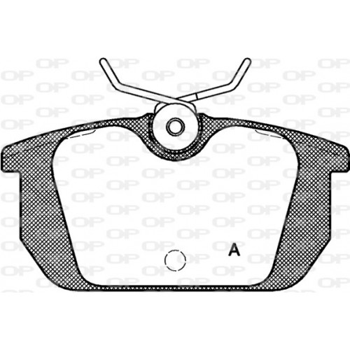 BRAKE PADS OPEN PARTS 1PCS 