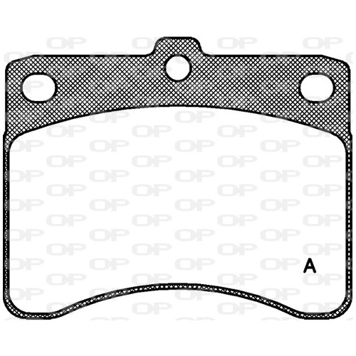 BRAKE PADS OPEN PARTS 1PCS 