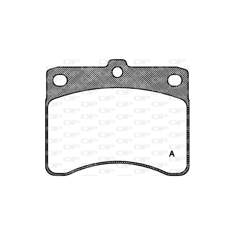 BRAKE PADS OPEN PARTS 1PCS 