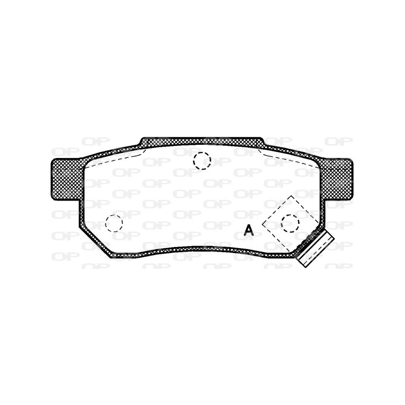 BRAKE PADS OPEN PARTS 1PCS 