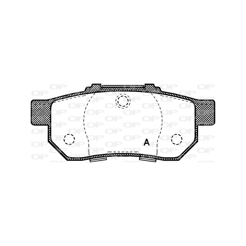 BRAKE PADS OPEN PARTS 1PCS 