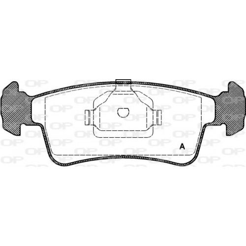 BRAKE PADS OP *ESAURIM 1PCS 