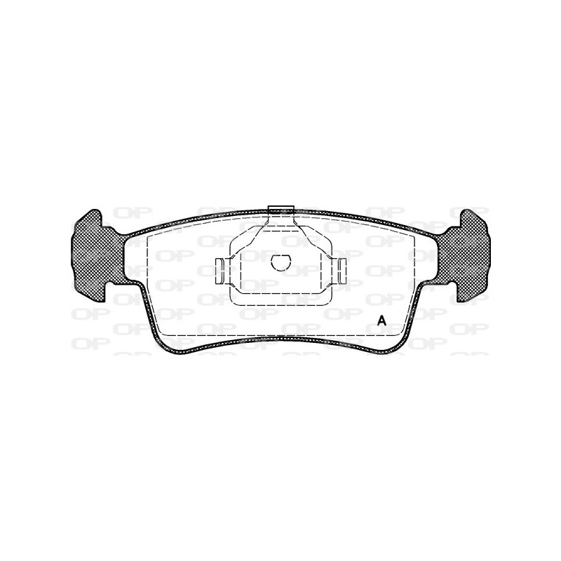 BRAKE PADS OP *ESAURIM 1PCS 