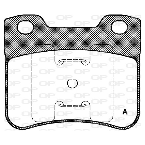 BRAKE PADS OPEN PARTS 1PCS 