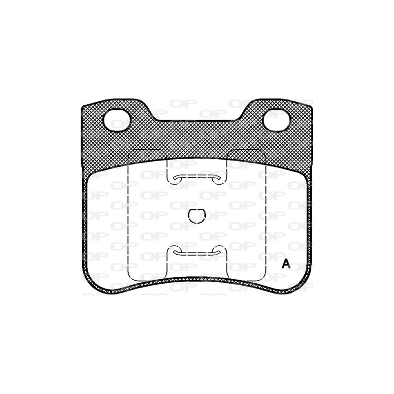 BRAKE PADS OPEN PARTS 1PCS 