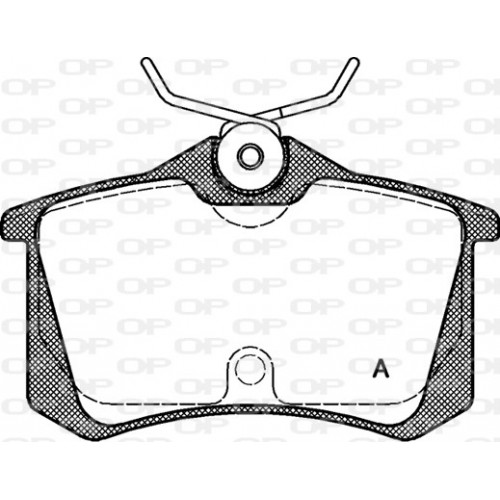 BRAKE PADS OP *ESAURIM 1PCS 