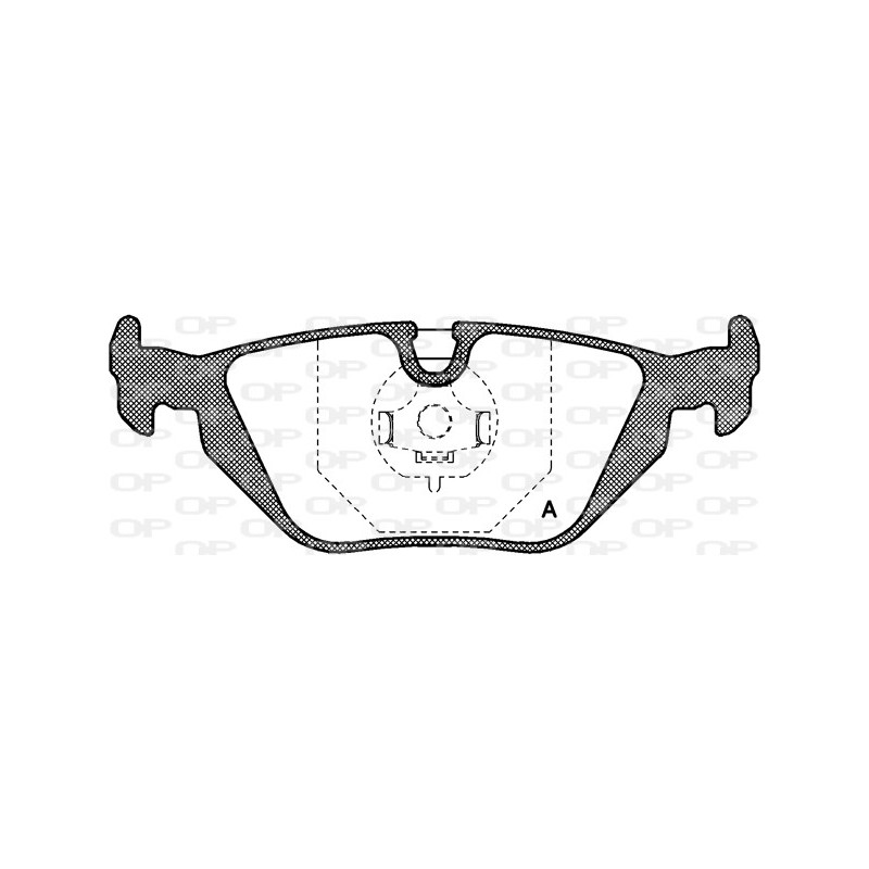 BRAKE PADS OPEN PARTS 1PCS 