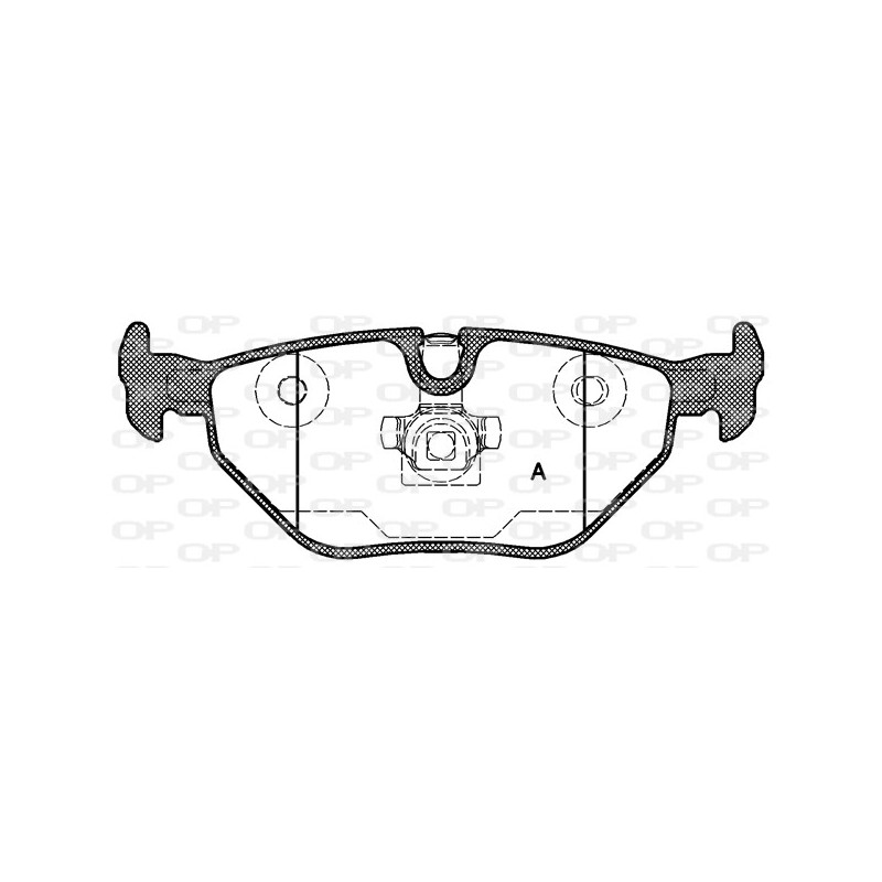 BRAKE PADS OPEN PARTS 1PCS 