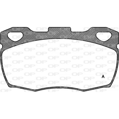 BRAKE PADS OP *ESAURIM 1PCS 