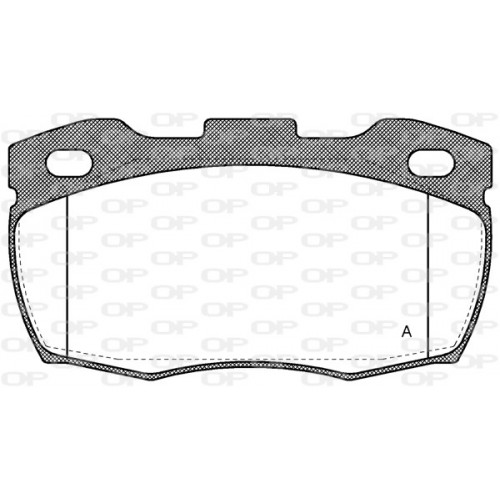 BRAKE PADS OPEN PARTS 1PCS 