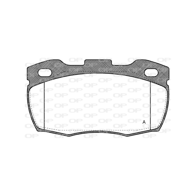 BRAKE PADS OPEN PARTS 1PCS 