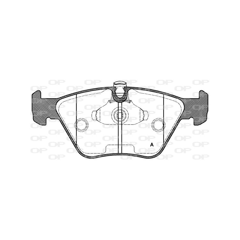 BRAKE PADS OPEN PARTS 1PCS 