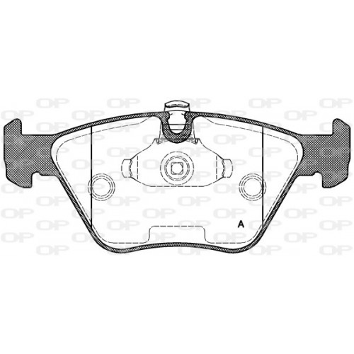 BRAKE PADS OPEN PARTS 1PCS 