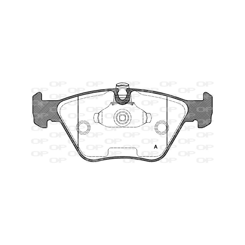 BRAKE PADS OPEN PARTS 1PCS 