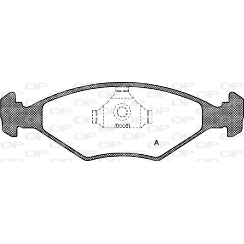 BRAKE PADS OPEN PARTS 1PCS 