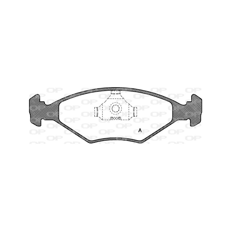 BRAKE PADS OPEN PARTS 1PCS 