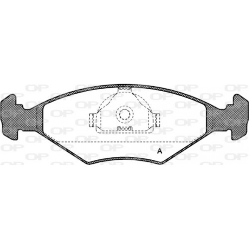 BRAKE PADS OPEN PARTS 1PCS 