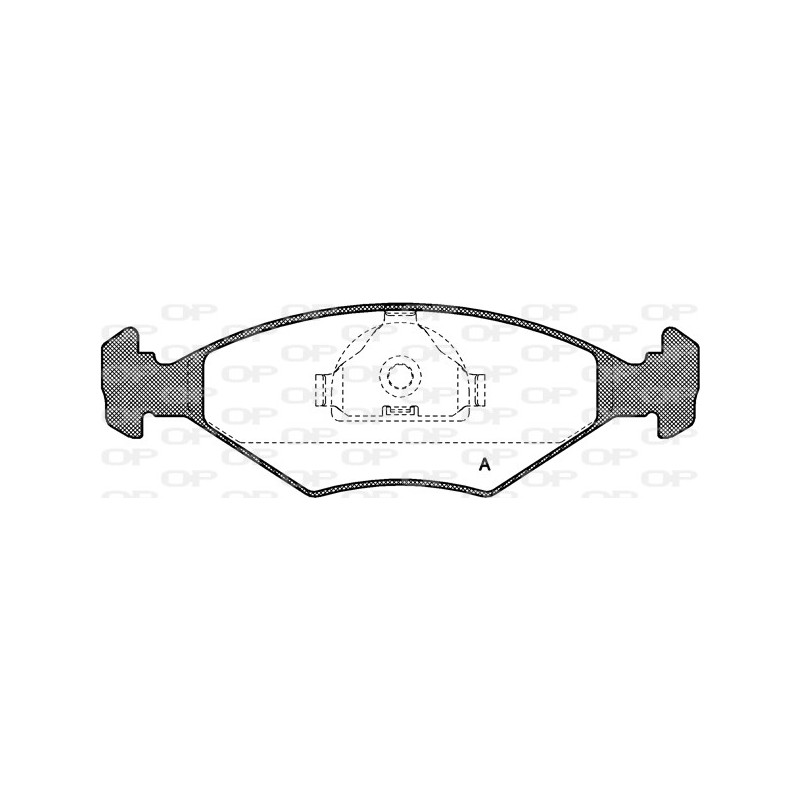 BRAKE PADS OPEN PARTS 1PCS 