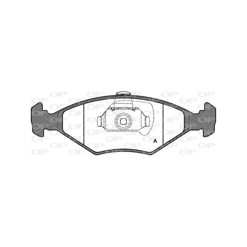 BRAKE PADS OPEN PARTS 1PCS 