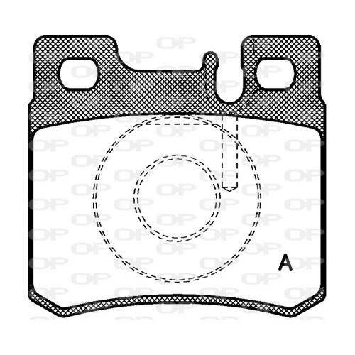 BRAKE PADS OPEN PARTS 1PCS 