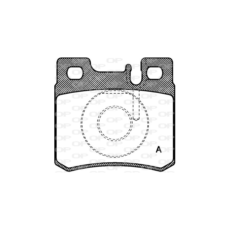 BRAKE PADS OPEN PARTS 1PCS 