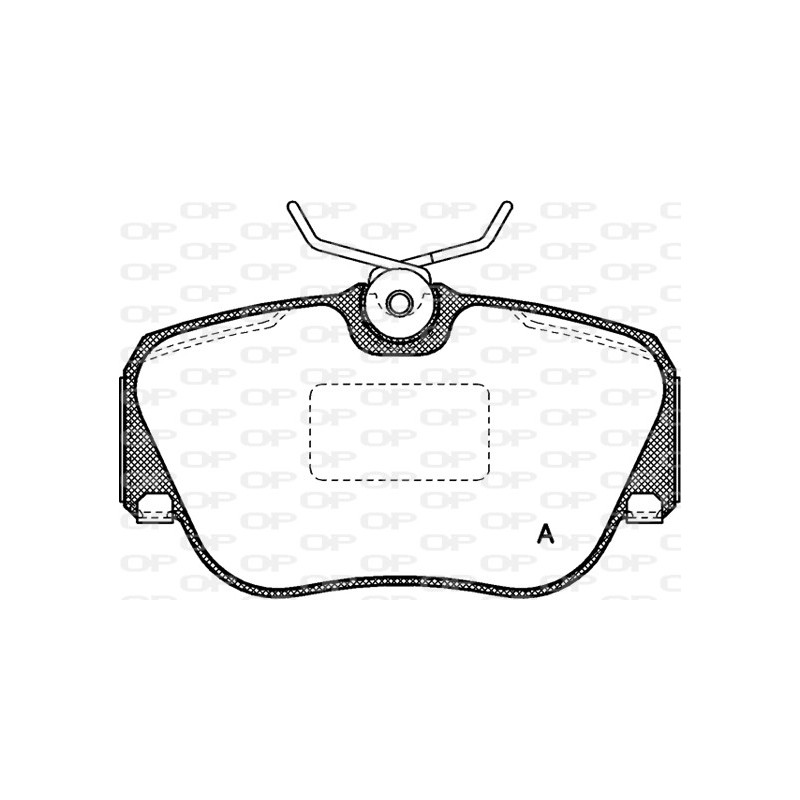 BRAKE PADS OPEN PARTS 1PCS 