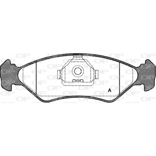 BRAKE PADS OPEN PARTS 1PCS 