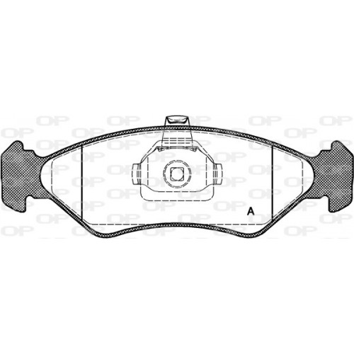 BRAKE PADS OPEN PARTS 1PCS 