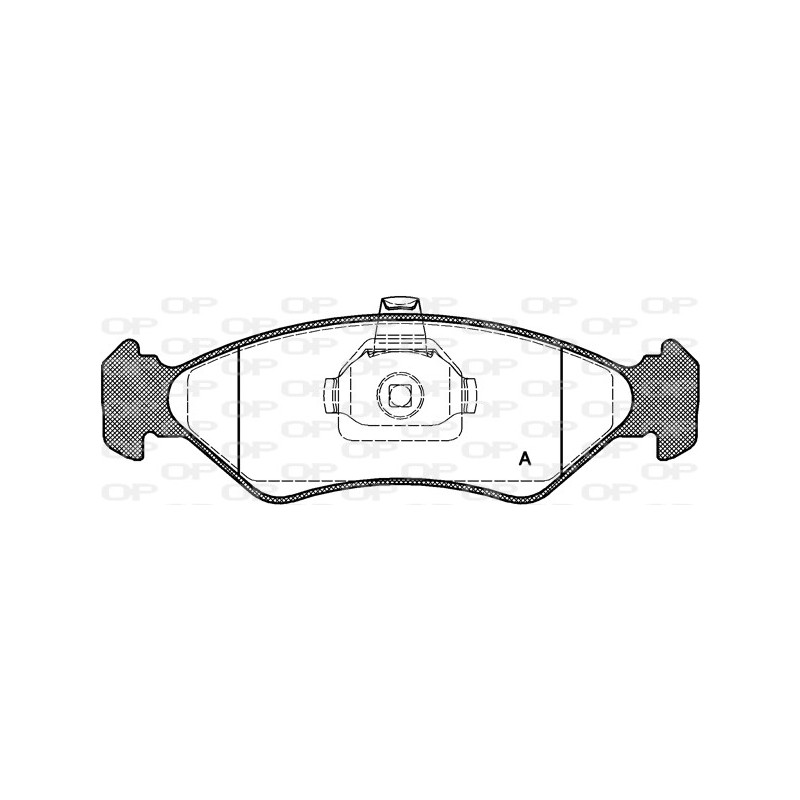 BRAKE PADS OPEN PARTS 1PCS 