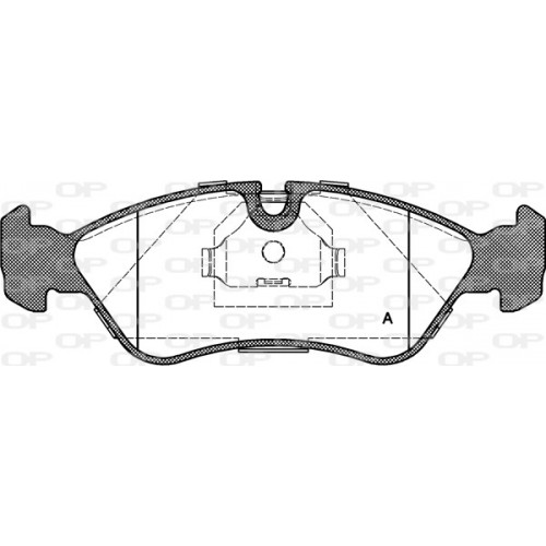 BRAKE PADS OPEN PARTS 1PCS 