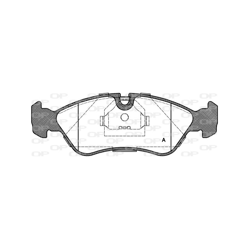 BRAKE PADS OPEN PARTS 1PCS 