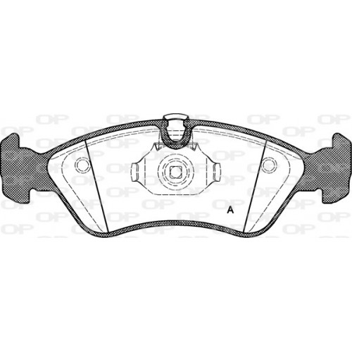 BRAKE PADS OPEN PARTS 1PCS 