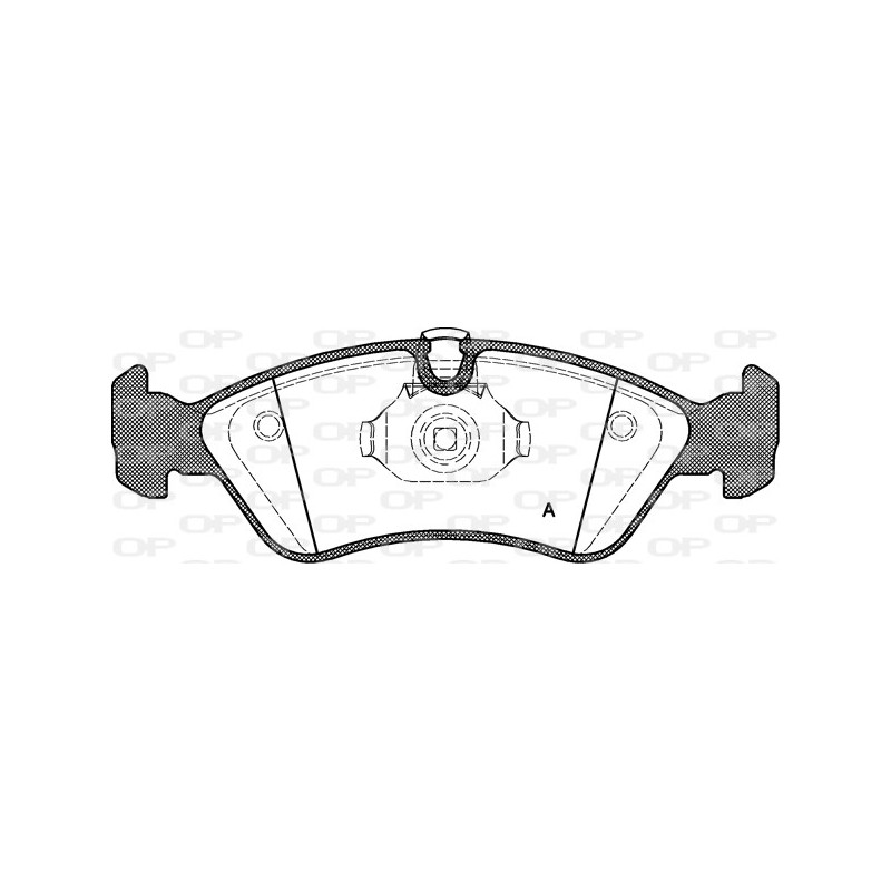 BRAKE PADS OPEN PARTS 1PCS 