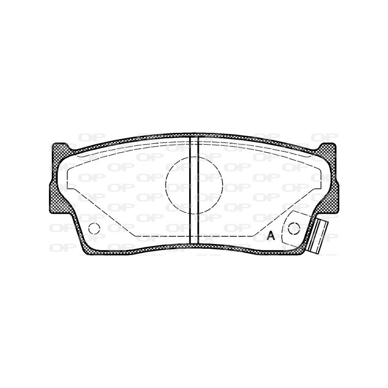 BRAKE PADS OPEN PARTS 1PCS ... 