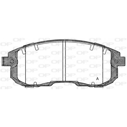 BRAKE PADS OPEN PARTS 1PCS ... 