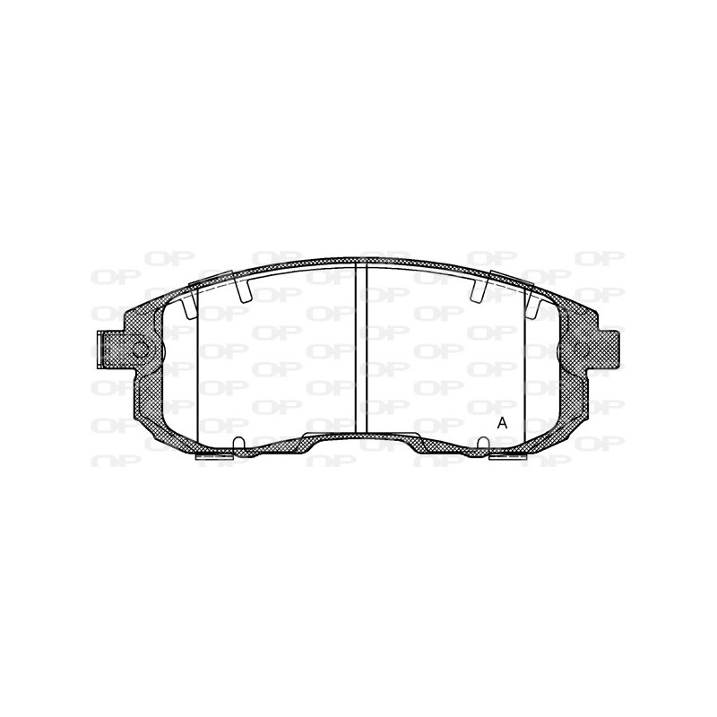 BRAKE PADS OPEN PARTS 1PCS ... 