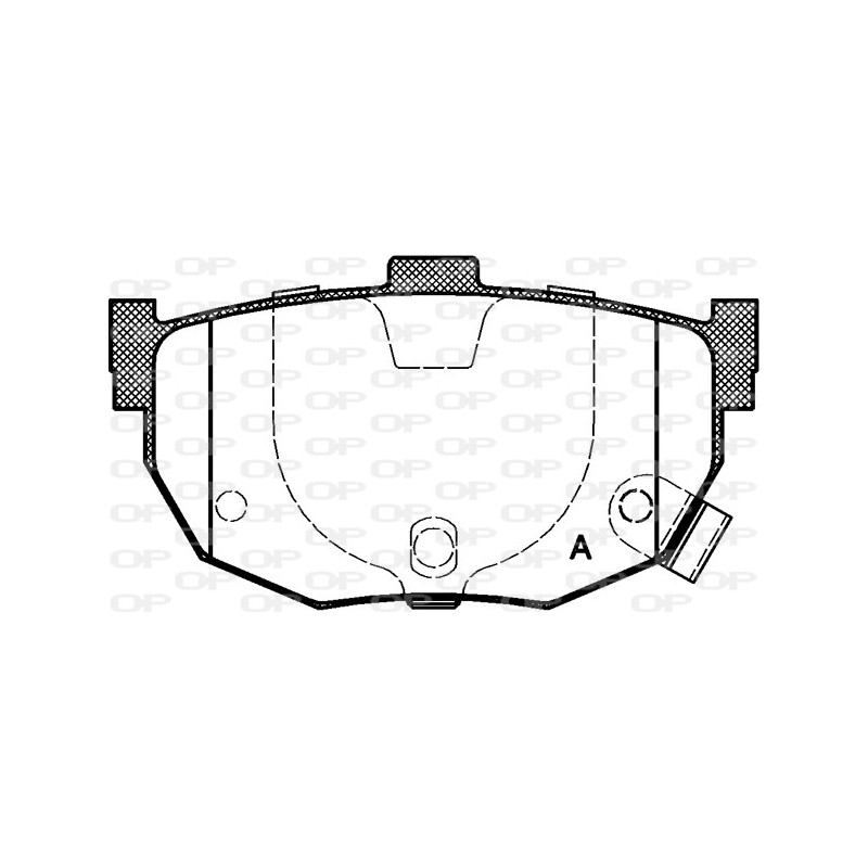 BRAKE PADS OPEN PARTS 1PCS 