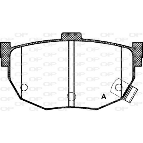 BRAKE PADS OPEN PARTS 1PCS ... 