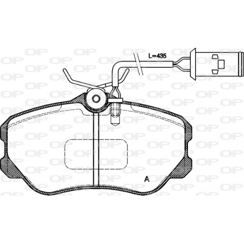 BRAKE PADS OP *ESAURIM 1PCS 